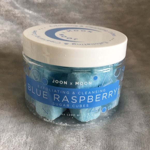 Joon & Moon Blue Raspberry Exfoliating & Cleansing Sugar Cubes 7 oz Tub NWT - Picture 12 of 12